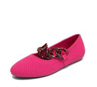 Aerosoles Women's ALANISETTE Knit Flat, Magenta Knit, 7 Wide