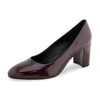 Aerosoles Women's Betsy Pumps, Merlot Crinkle Patent Faux Leather, 7 Wide