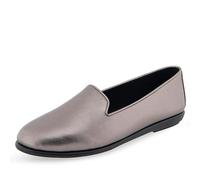 Aerosoles Women's Betunia Slip-on Loafer, Graphite Pu, 8.5 Wide