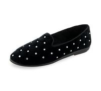 Aerosoles Women's Betunia Quilted Loafer, Black Quilted Velvet, 9 Wide