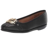 Aerosoles Women's Big Bet Ballet Flat, Black, 4 UK