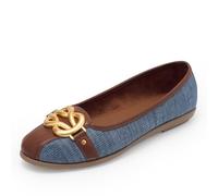 Aerosoles Women's Big Bet Flats, Denim, 6 Wide