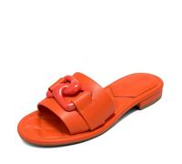 Aerosoles womens Big Charm, Orange Soft Faux Leather, 5 UK