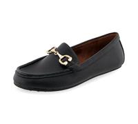 Aerosoles Women's Dallas Loafer, Black Pebbled Faux Leather, 6.5 UK