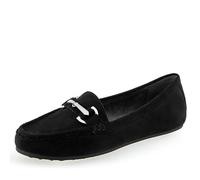 Aerosoles Women's Day Driving Style Loafer, Black Faux Suede, 4.5 UK