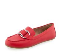 Aerosoles Women's Denver Loafer Flat, Racing Red Pu Leather, 6.5 UK