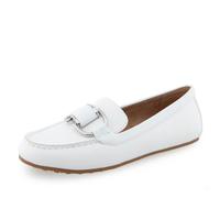 Aerosoles Women's Denver Loafer Flat, White Pu, 5.5 UK