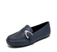 Aerosoles Womens Dinetta, Navy Faux Pebbled Leather, 11