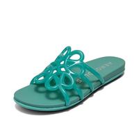 Aerosoles Women's Magenta Jelly Flat Sandal, Ice Green Transluscent Tpu, 6 UK