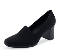 Aerosoles Women's Midnight Pump, Black Stretch, 8 Wide