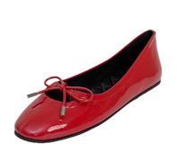 Aerosoles Women's Perle Ballet Flat, Racing Red Patent Faux Leather, 7 UK