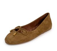 Aerosoles Women's Perle Ballet Flat, Tobacco Suede, 5.5 UK