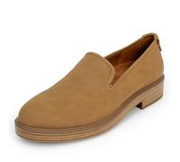 Aerosoles Women's Poisy Loafer Flat, Tan Faux Tumbled Nubuck, 4 UK