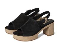 Aerosoles Women's Zella Heeled Sandal, Black Suede, 6 UK