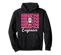 Aerospace Engineer Engineering Aeronautical Rocket Girl Mom Pullover Hoodie