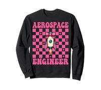 Aerospace Engineer Engineering Aeronautical Rocket Girl Mom Sweatshirt