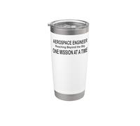 Aerospace Engineer Reaching Beyond Sky One Mission at a Time Stainless Steel Insulated Tumbler