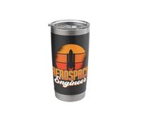 Aerospace Engineer Space Rocket Engineering Retro Aerospace Stainless Steel Insulated Tumbler