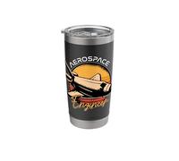 Aerospace Engineer Space Rocket Retro Engineering Aerospace Stainless Steel Insulated Tumbler