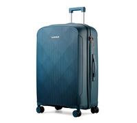Aerostar 28” Large Lightweight PP Hard Suitcase 4 Silent Spinner Wheels Check-in Luggage Integrated TSA Combination Lock for 20 to 23kg (Teal, 100 Litre)