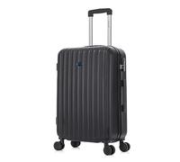 Aerostar 28" Large Suitcase Super Lightweight 4 Wheel Dual Spinner ABS Hard Shell Check in Luggage with Integrated Combination Lock for 23kg (Black, 100 Litre)