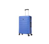 Aerostar 28" Large Suitcase Super Lightweight 4 Wheel Dual Spinner ABS Hard Shell Check in Luggage with Integrated Combination Lock for 23kg (Royal Blue, 100 Litre)