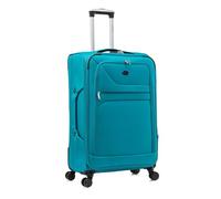 Aerostar Large 29” Lightweight Softshell Expandable Suitcase, Integrated Combination Lock, 4 Wheels Check in Luggage for 23kg (Teal, 112 litres)