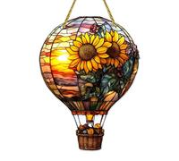 Aerostatic Globe Decoration - Two-dimensional Solar Globe Outdoor Decoration,Colorful Light Resistant to Weather and Fading for Terrace Garden Outdoor Window