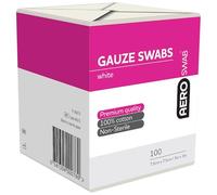 AEROSWAB 8PLY Gauze 7.5CM X 7.5CM 100'S