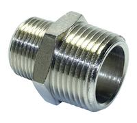Aerotec 20.202.09 Pneumatic Twin Tail Brass 3/4" AG to 1" AG Adapter