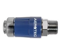 Aerotec Pneumatic Safety Connector 1/2" AG Double Locking