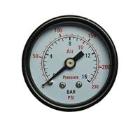 Aerotec 9415451 Manometer 40mm Dia 16 bar Back Thread 1/4" for Com...
