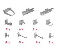 Aerotec Tool Holder Set PRO 28 Parts Universal Fit 190x200x75mm