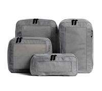 Aerotrunk Compression Packing Cubes - 4 Pack (4-Pack, Grey)