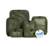Aerotrunk Compression Packing Cubes for Travel, 6-Pack, Olive