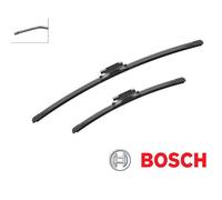 Aerotwin Bosch Flat Wiper Blade Set - 600/400 - fits Peugeot 301 2018-