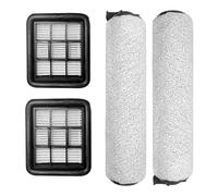Aerqvix Accessories Replacement for Bissell HF3 3649A Cordless Wet/Dry Vacuum Cleaner RollerBrush 2pcs Filter 2pcs