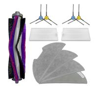 Aerqvix Accessories Replacement for EUREKA E10s Robot Vacuum Accessories 1x Mainbrush,2X Filters,4X Moppads,4X sidebrushes