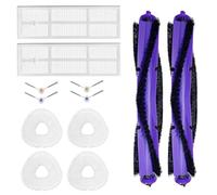 Aerqvix Accessories Replacement for Narwal Freo Robot Cleaner Vacuum Accessories Set 2X Brush 2X Filter 4X Mop 4 SideBrush
