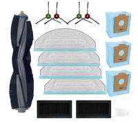 Aerqvix Accessories Replacement for Yeedi Cube&CC Robot Vacuum and Mop Accessories Moppad x4 Filter x2 MainBrush x1 Edgebrush x4 Dustbag x3