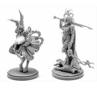AERUIKJS 1/48 Ancient Female Warrior Samurai Resin Model Kit Unpainted and Unassembled Soldier Resin Model Kit (2 Person) // K9U-6s66