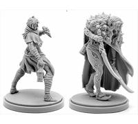 AERUIKJS 1/48 Ancient Samurai Warrior Resin Model Kit Unpainted and Unassembled Soldier Resin Model Kit (2 figures) // F8u-7s5