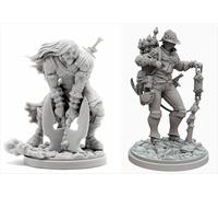 AERUIKJS 1/48 Ancient Samurai Warrior Resin Model Kit Unpainted and Unassembled Soldier Resin Model Kit (2 figures) // F8u-7s65