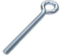 AERZETIX - C47819 - Solder with 10 pieces - Eye bolt rock hook screws M6 x 60 mm - diameter 6 x 60 mm - made of galvanised steel - DIY - assembly tools/hardware store