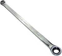 AERZETIX - Polygonal Double Eye/Ring Bi-Hex Flat Wrench 17mm - a Ratchet Wrench 17mm Extra Long Metric 12 Sides - Length 41cm - Straight/Polished Handle - in CR-V Steel - C45621