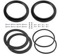 AERZETIX - Set of 2 Speaker Adapters Diameter 200 mm | Compatible with Audi A1 8X/GB