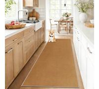 AESEMYYZ Extra Long Runner Rugs for Hallway Runner Kitchen Runner Non Slip Washable Large Carpet Runners Floor Mats Door Runner Mat Indoor 40 x 60cm Heavy Duty Entrance Mat Kitchen Mat Yellow