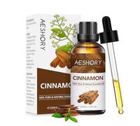 AESHORY Cinnamon Essential Oil 100ml, 100% Pure Natural Cinnamon Bark Oil for Diffuser, Humidifier, Aromatherapy, Home Cleaning, Skin Care, Breath Freshening