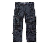 Aeslech Boys' Camo Trousers 8 Pockets Cargo Combat Casual Pants Camo E Tag 130-6 Years