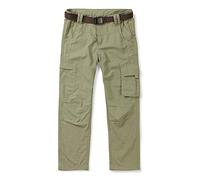 Aeslech Boys' Quick Dry Pull on Cargo Trousers Casual Outdoor Hiking Camping Safari Khaki Tag 140-7-8Y